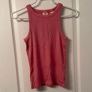 Levi’s Pink Ribbed Tank Top